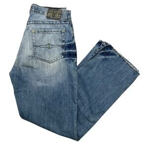 Vintage Y2K Arizona Men’s Light Wash Straight Leg Bootcut Denim Jeans -‎ 34X32